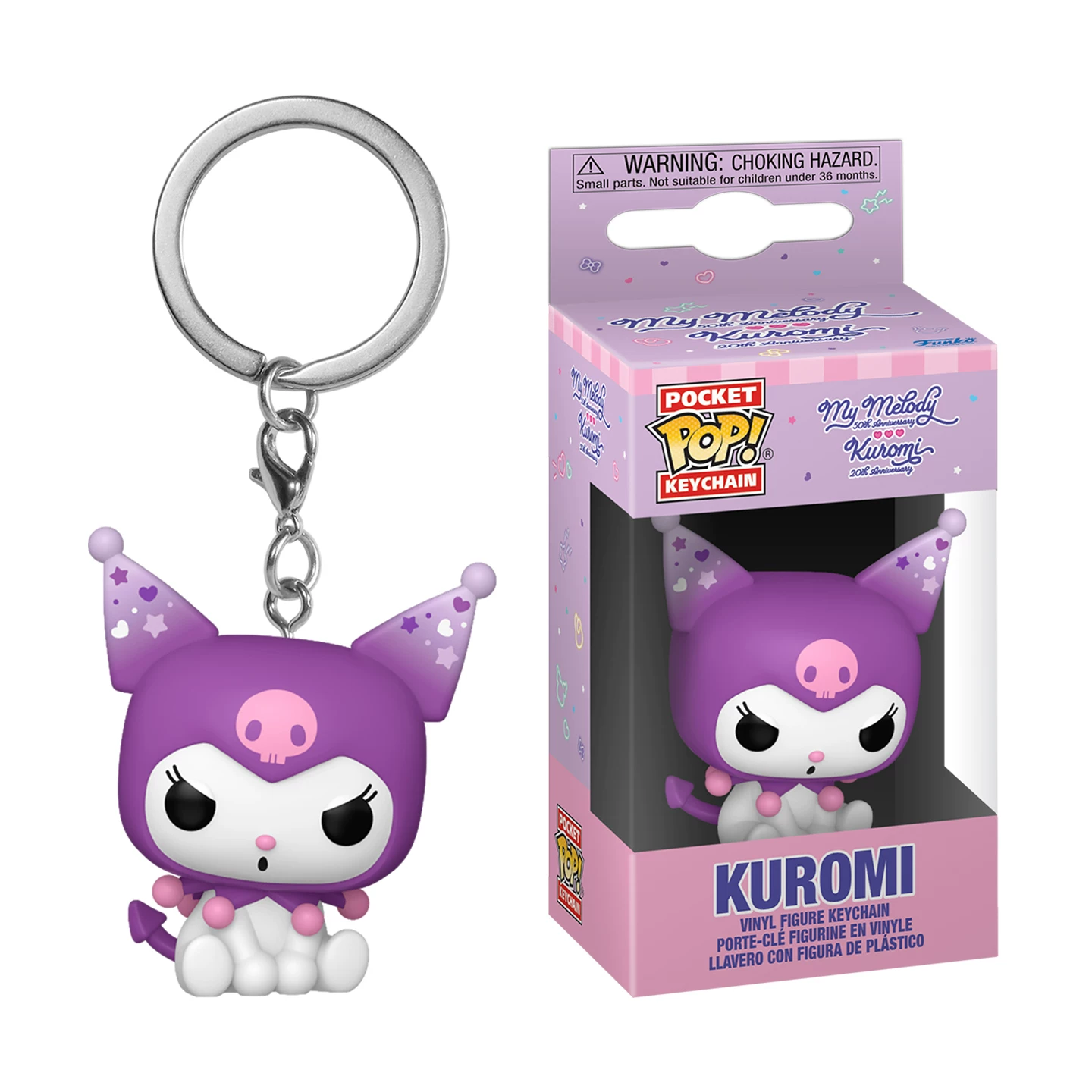 Funko Sanrio Kuromi My Melody 20Th Anniversary Keychain Pendant Peripheral Trendy Toy Figurine Gift - Image 7