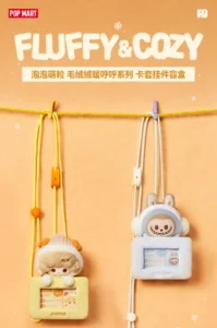 Popmart Bubble Mart Bubble Cute Plush Warm Series Card Holder Pendant Blind Box Merchandise