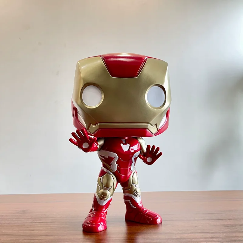 Funko Pop Marvel Heroes Avengers Iron Man Peripheral Figurine Giant Ornament Doll Gift