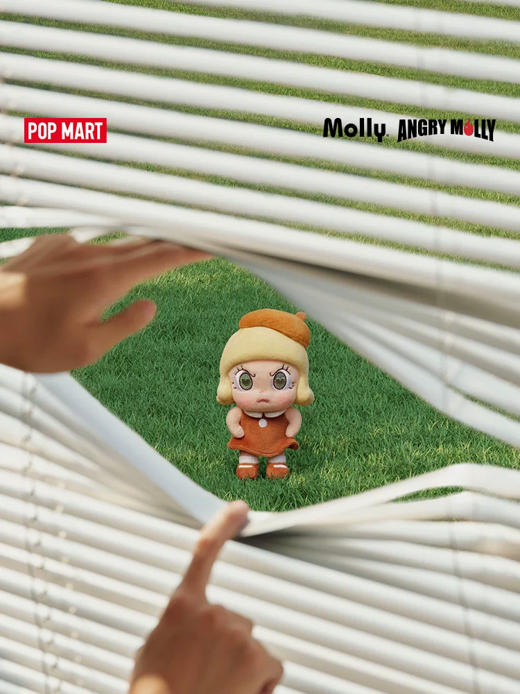 Popmart Angry Molly Heart on Fire Series Plush Pendant Blind Box Gift - Image 7