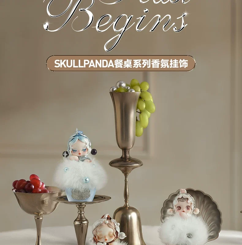 Popmart Skullpanda Dining Table Series Fragrance Pendant Blind Box Home Gift