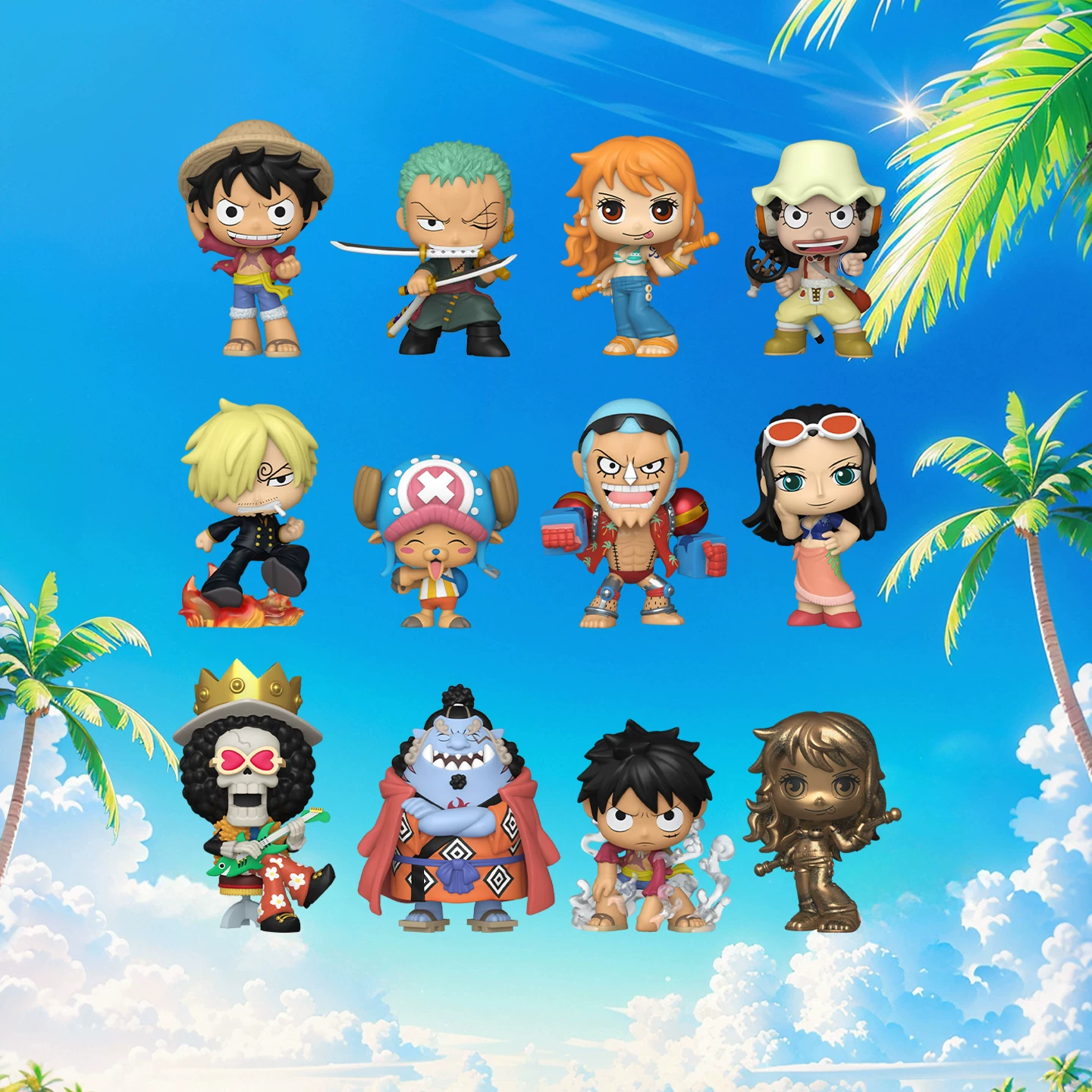 Funko One Piece Straw Hat Luffy Zoro Fishman Island Peripheral Blind Box One Piece Figure Figurine Gift - Image 3