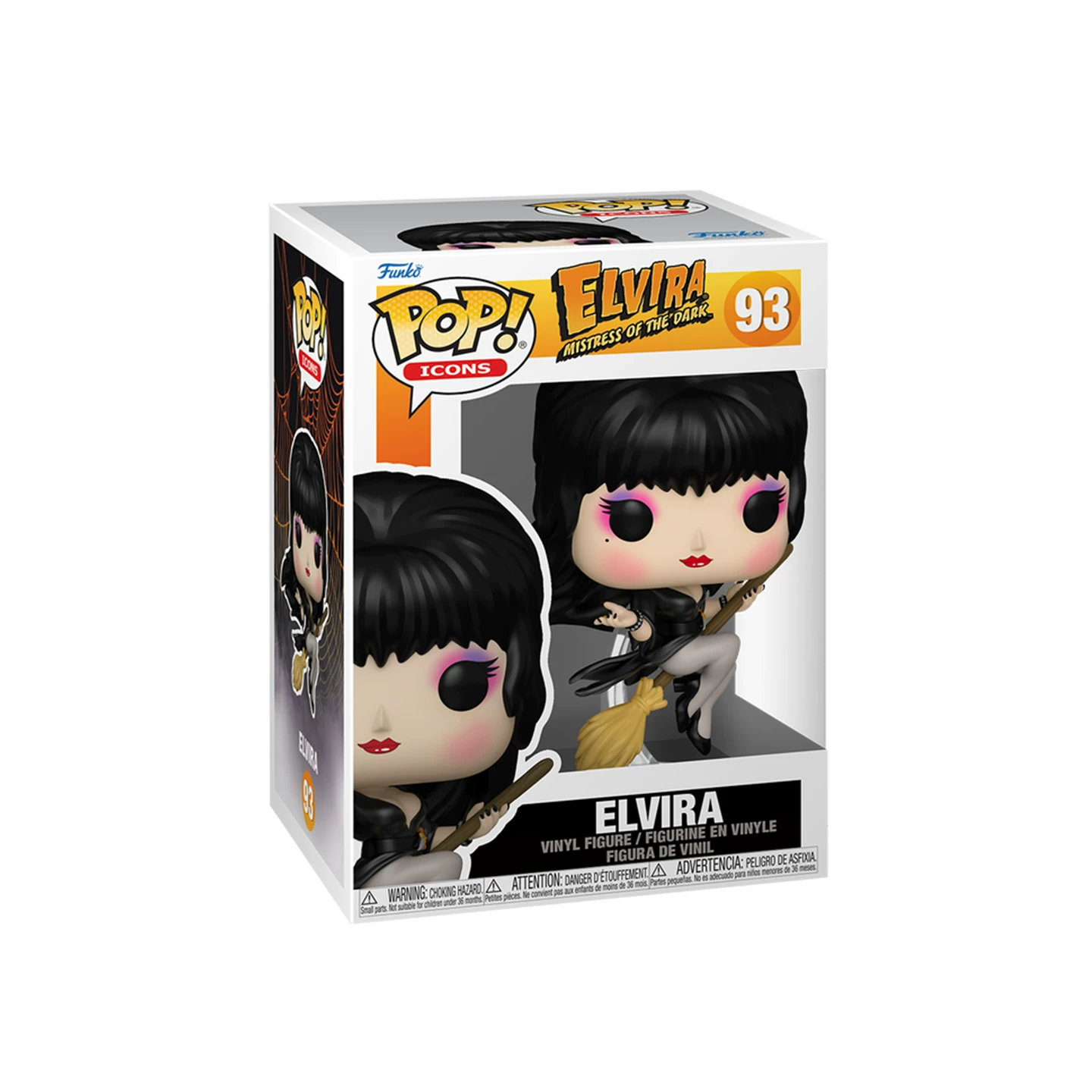 Funko Pop Dark Queen Elvira Peripheral Figurine Trendy Toy Decoration Doll Gift - Image 6