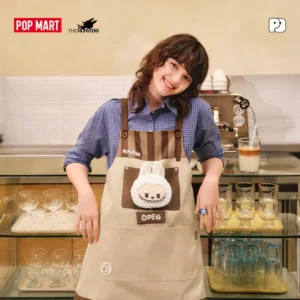 Popmart Bubble Mart Bubble Cute Coffee Factory Series Labubu Apron Home Accessories