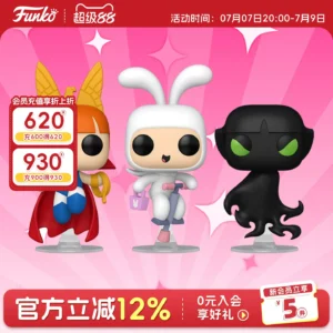 Funko Powerpuff Girls Collaboration: Bubble, Blossom, and Bubbles Action Figures, Trendy Toys, Figurines, Gifts