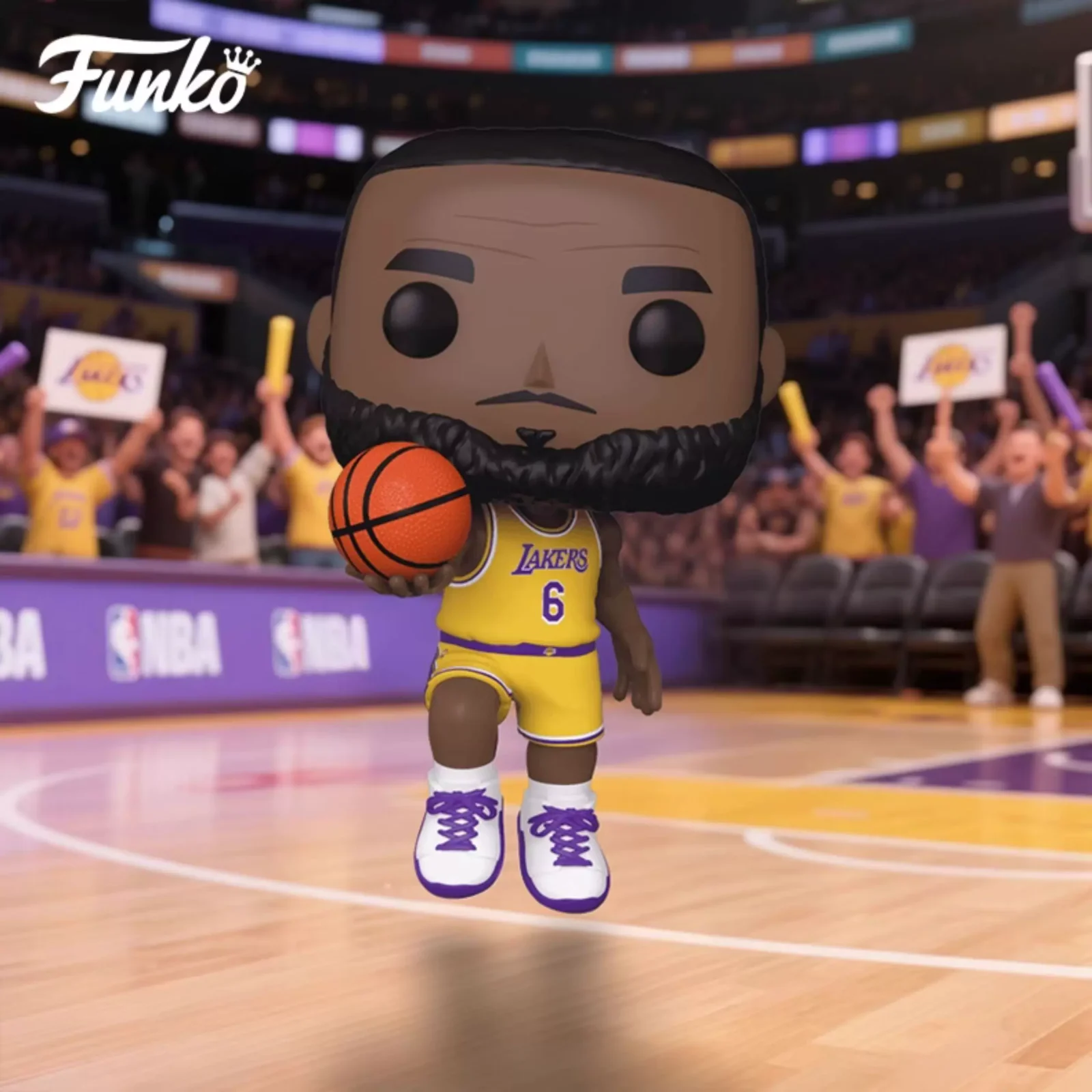 Funko Basketball Nba Lakers Lebron James Star Peripheral Figure Ornament Doll Gift - Image 3