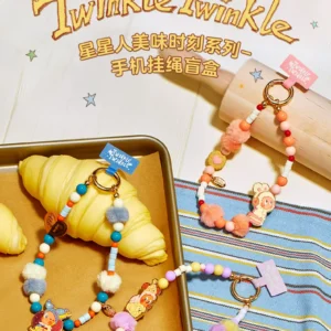 Popmart Bubble Mart Star Man Delicious Moment Series Phone Lanyard Blind Box Peripheral Gift