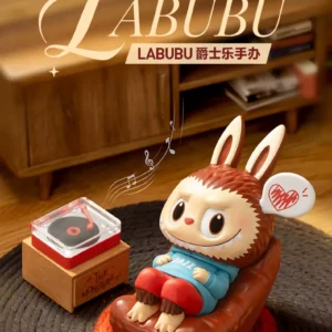 Popmart Labubu Jazz Musician Figure Desktop Ornament Toy Gift Labubu