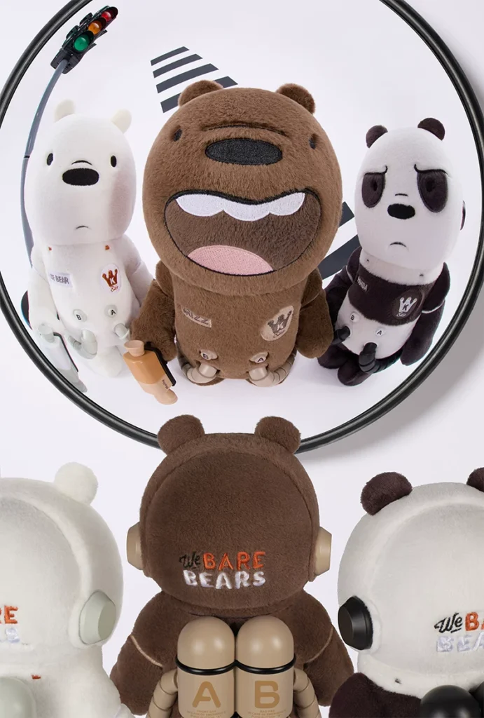 Popmart Mega Space Molly 400% We Bare Bears Blind Box Figurine Gift