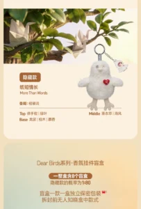 Popmart Dear Birds Series Fragrance Pendant Blind Box Peripheral Gifts