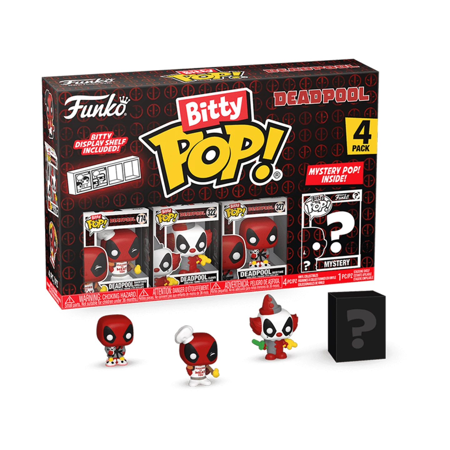 Funko Pop Marvel Deadpool Little Badass Blind Box Figure Trendy Toy Cute Figurine Gift