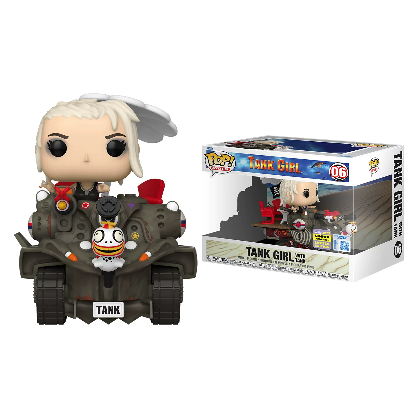 Funko Pop Tank Girl and Chariot Limited Edition Figure Decoration Doll Gift - Image 5