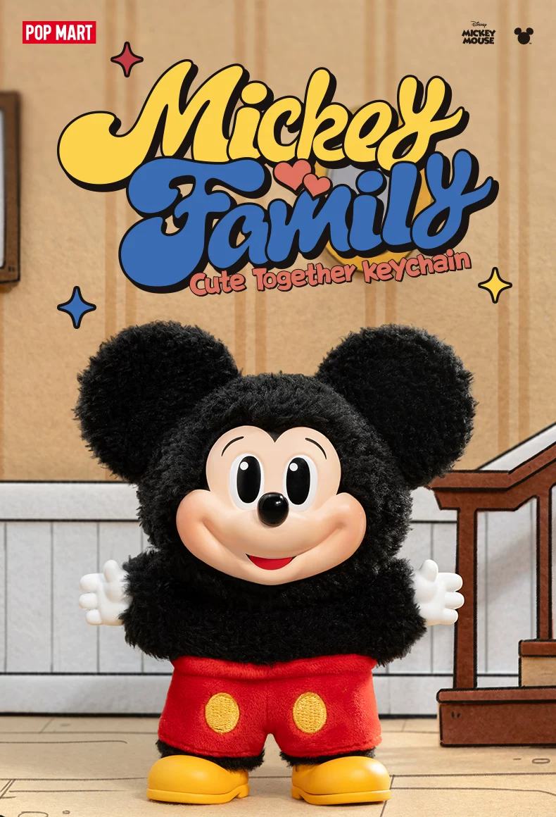 Popmart Mickey Family Cute Together Pendant Figure Blind Box Toy Gift - Image 2