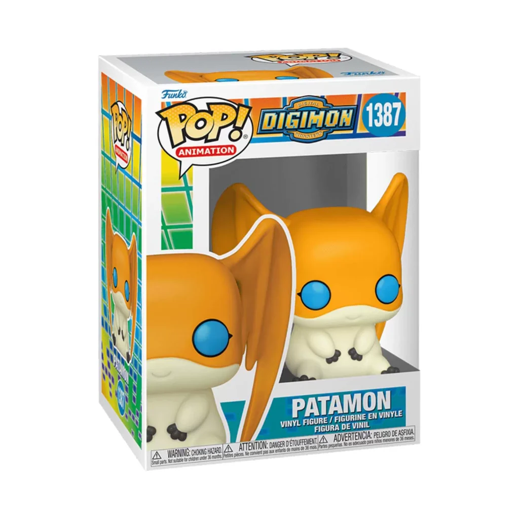 Funko Pop Digimon Patamon Figure Toy Cartoon Collectible Display Doll Gift