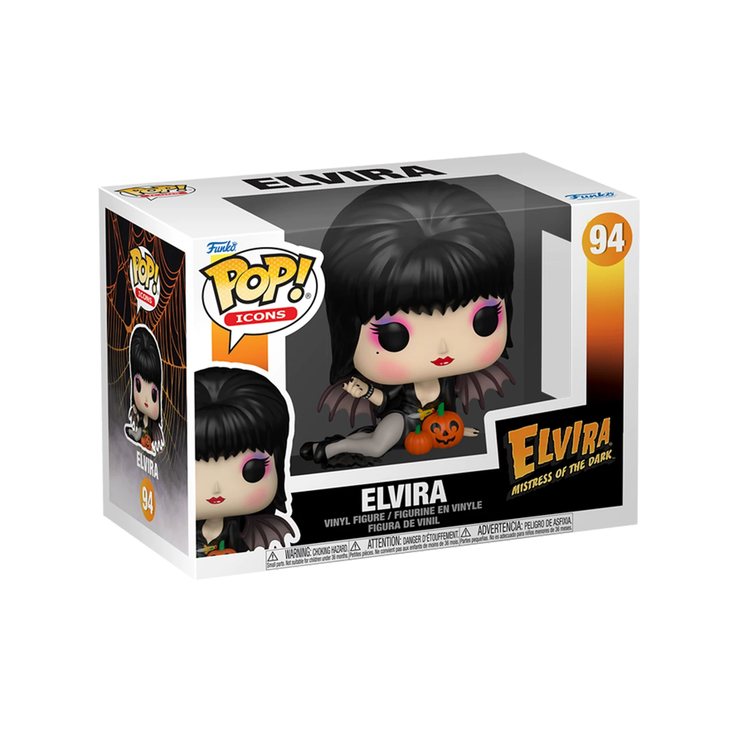 Funko Pop Dark Queen Elvira Peripheral Figurine Trendy Toy Decoration Doll Gift - Image 7