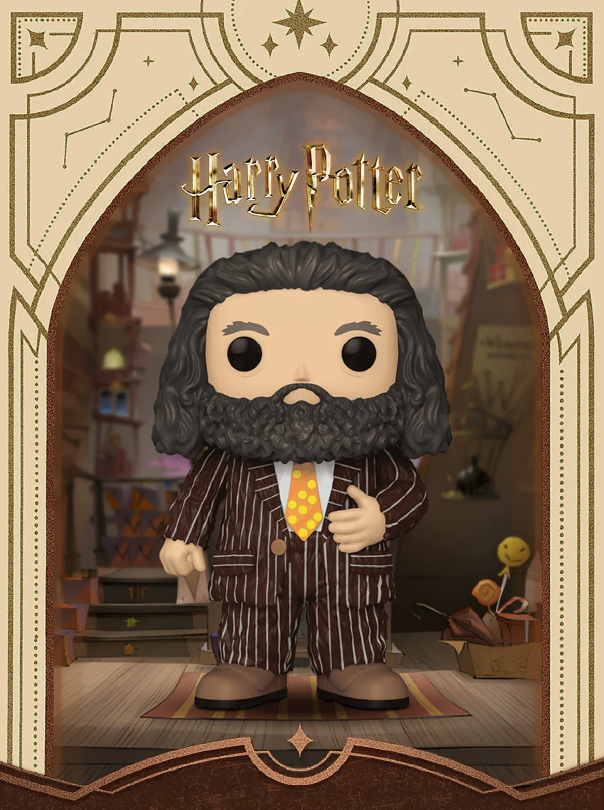 Funko Pop Harry Potter Hagrid Animal Skin Costume Peripheral Figure Trendy Toy Collectible Decoration Doll Gift
