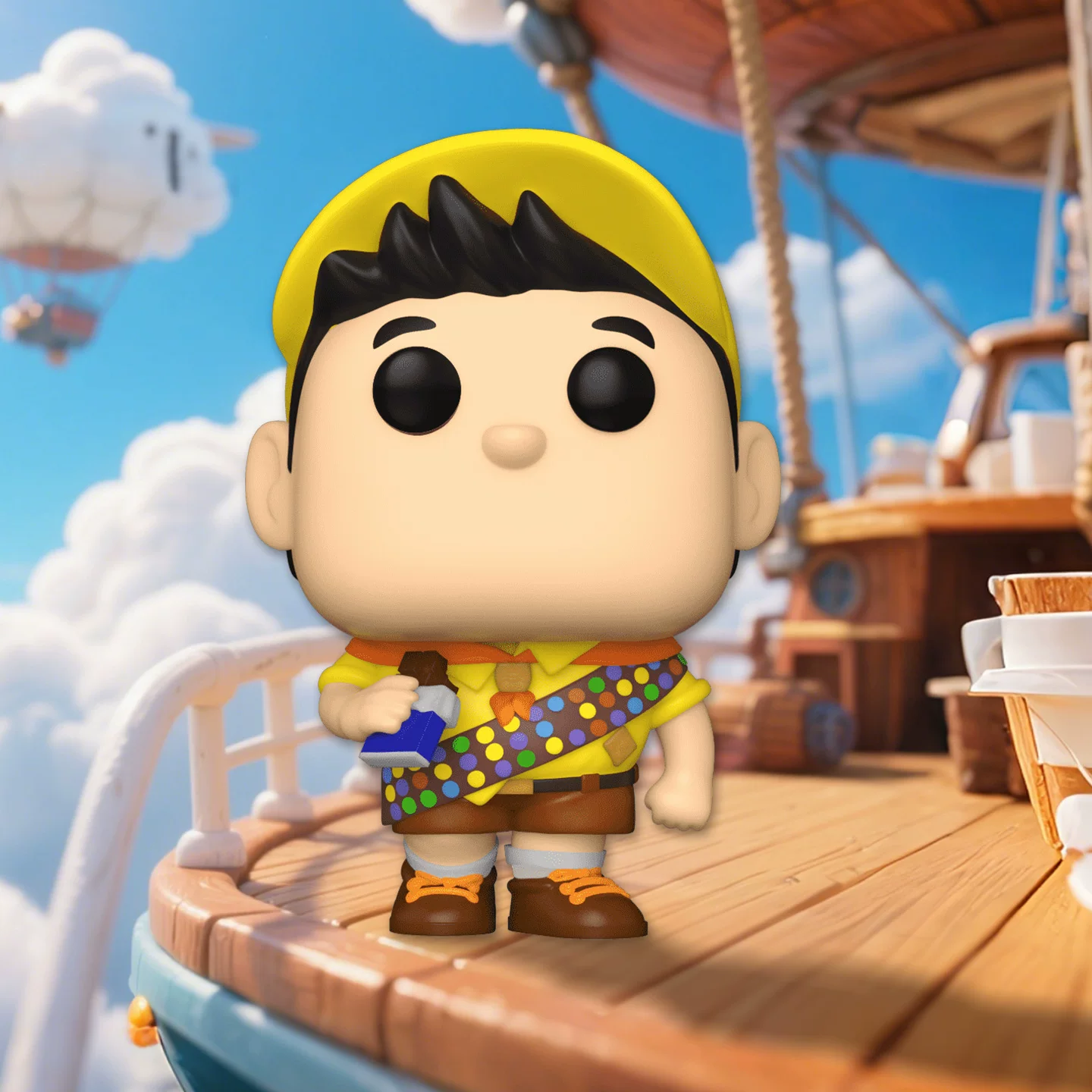 Funko Pop Disney up Russell Carl Merchandise Figurines Trendy Toys Dolls Ornaments Gifts - Image 7