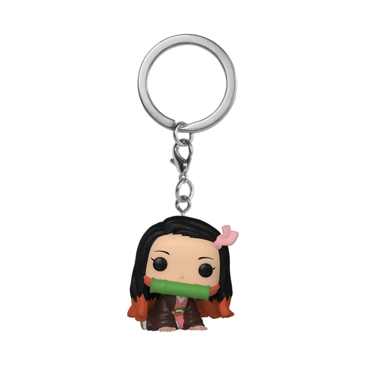 Funko Demon Slayer Nezuko Keychain Japanese Anime Peripheral Figure Trendy Toy Pendant Doll Gift - Image 3