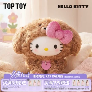 TOPTOY HelloKitty Puppy Party Blind Box Hello Kitty Plush Pendant Sanrio Doll Gift