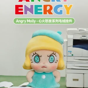 Popmart Angry Molly Heart on Fire Series Plush Pendant Blind Box Gift