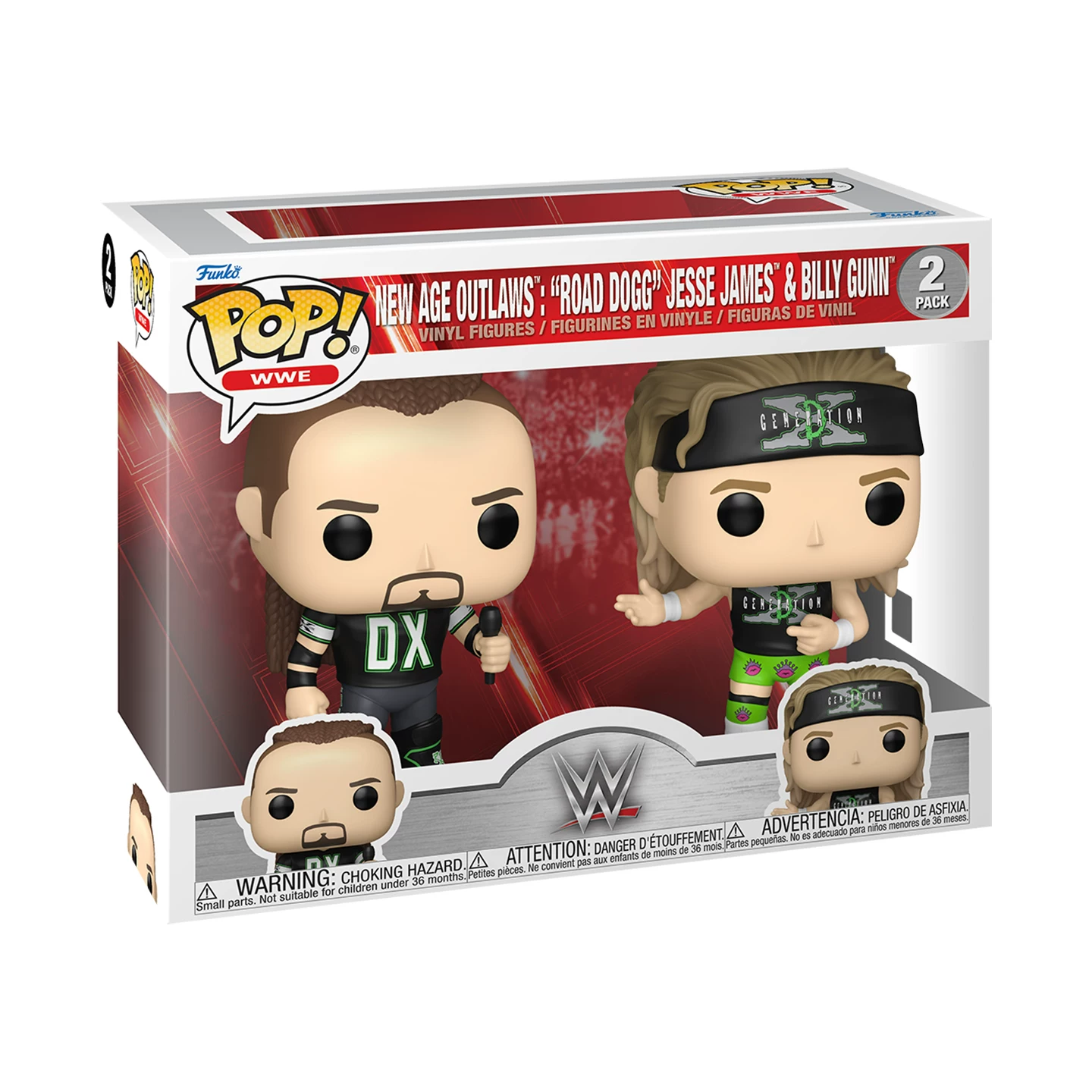 Funko Wwe Legendary Team Road Dog Jesse James Billy Gunn Figurine Gift - Image 6