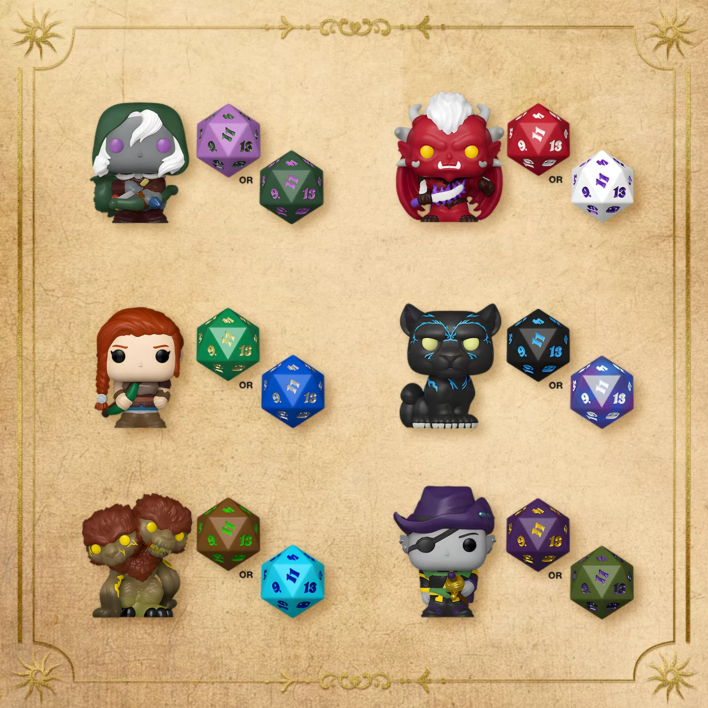 Funko Dungeons & Dragons Tristjarasor Blind Box Collectible Figurine with Dice Doll Gift - Image 2