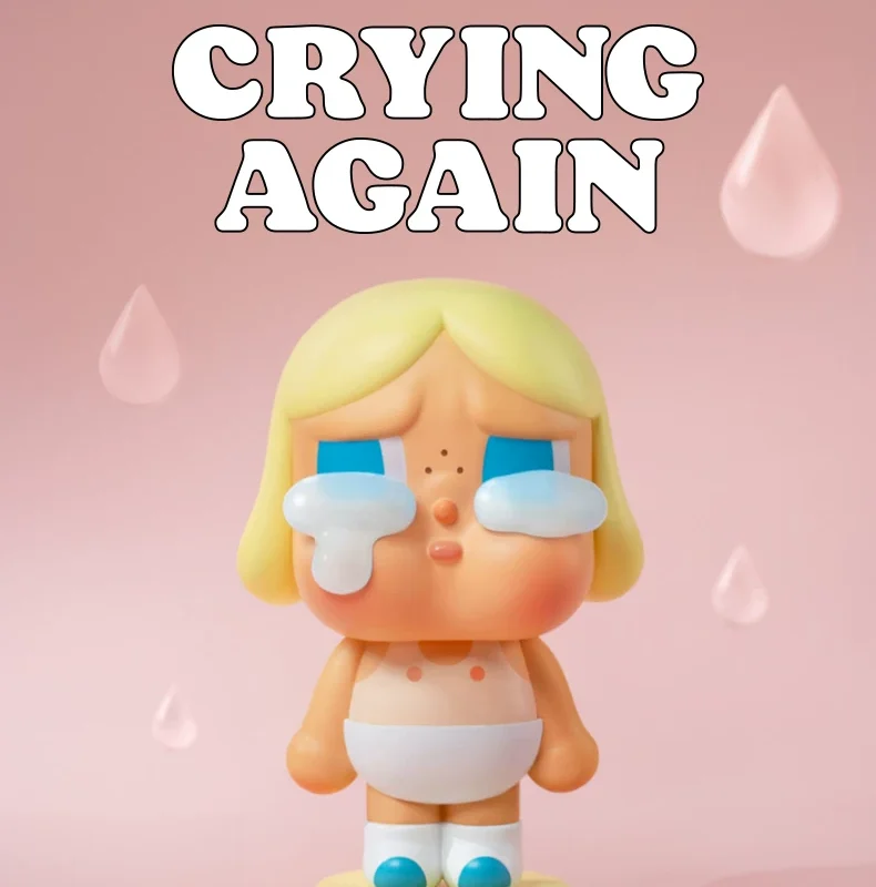 Popmart Crybaby Tears Factory Series Figure Blind Box Toy Gift