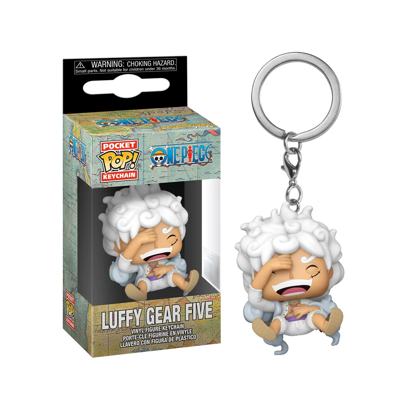 Funko Japanese Anime One Piece Luffy Gear Fifth Keychain Pendant Decoration One Piece Merchandise Bag Pendant Doll Gift - Image 4