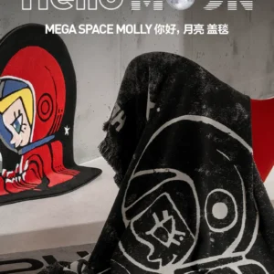 Popmart Mega Space Molly Hello, Moon Throw Blanket Home Gift
