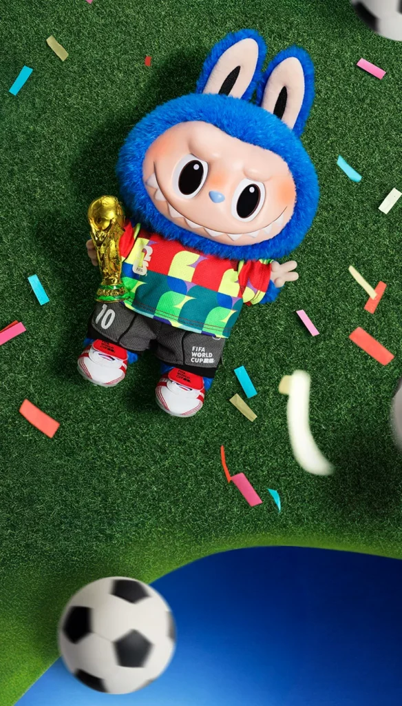 Bubble Mart the Monsters×Fifa Catch the Win Plush Labubu World Cup