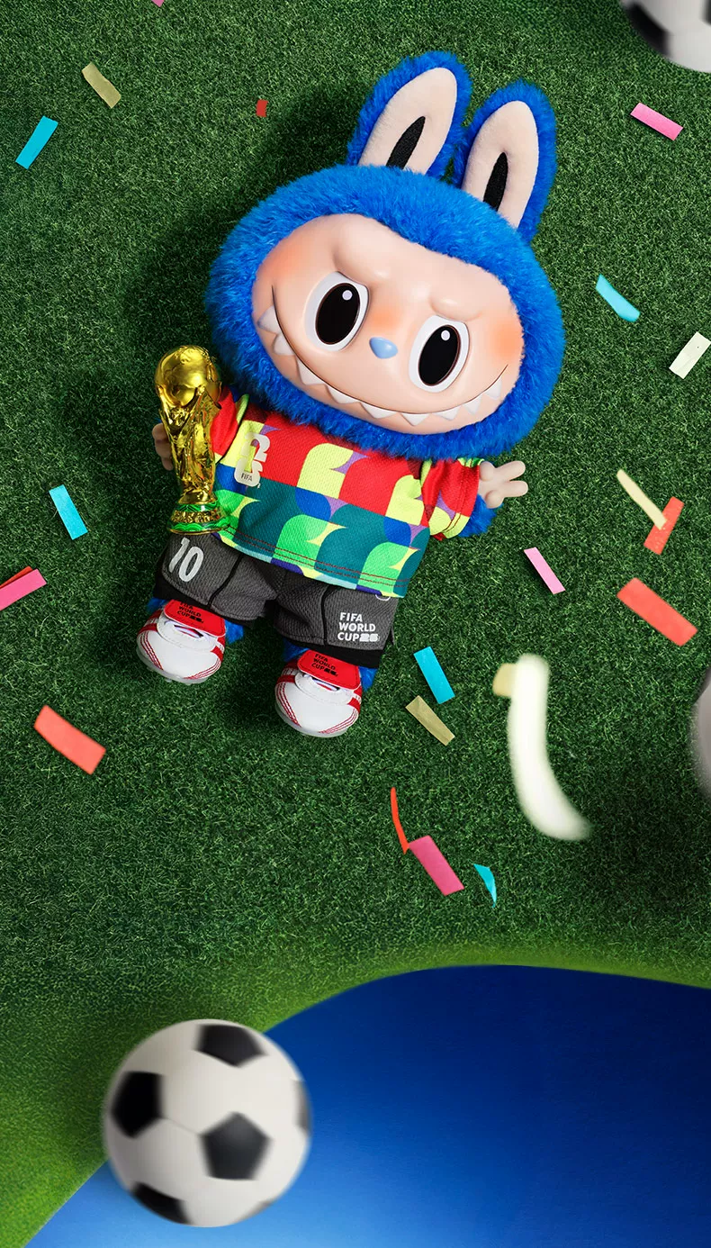 Bubble Mart the Monsters×Fifa Catch the Win Plush Labubu World Cup