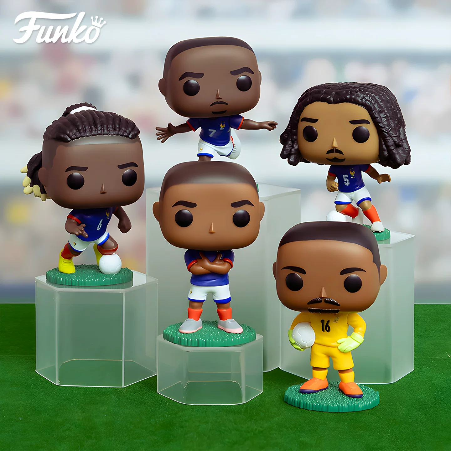 Funkopop Football French National Team Mbappe Kounde Dembele Maignan Peripheral Figurine Gift - Image 2