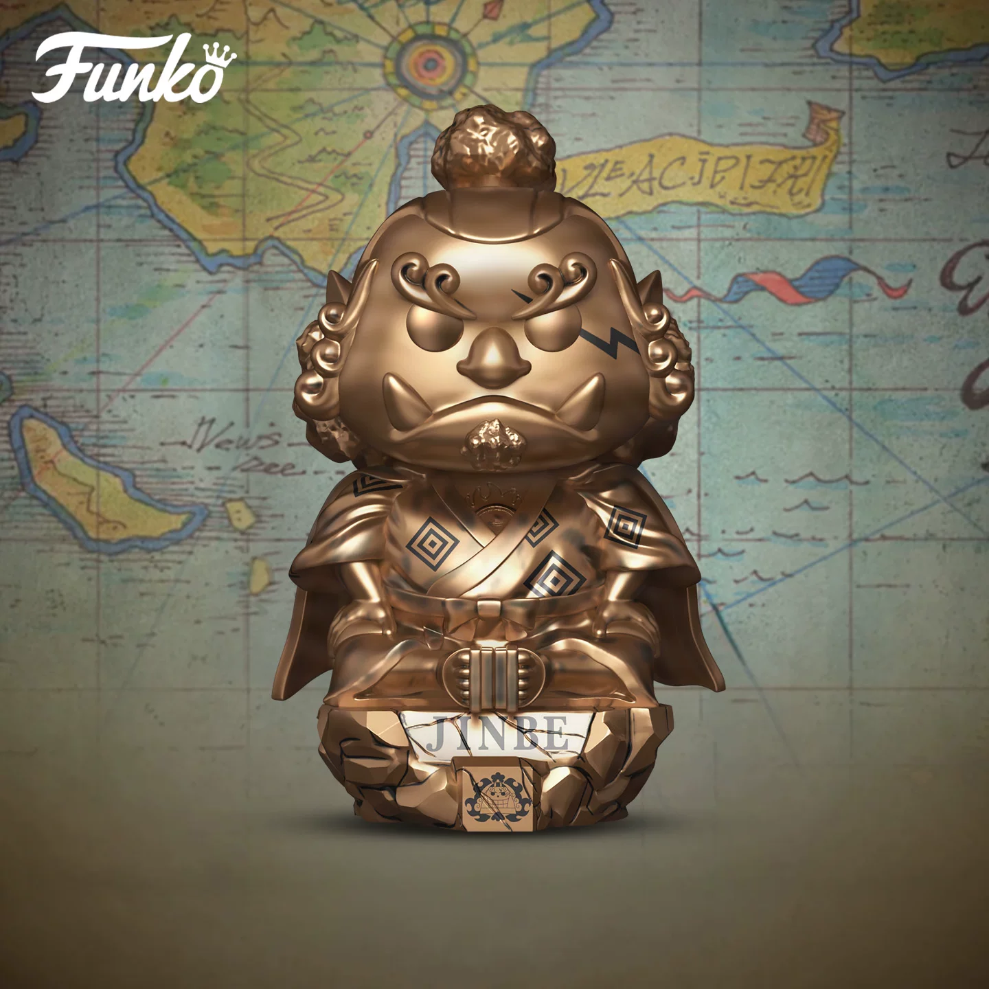Funko Pop One Piece 25Th Anniversary Jinbei Brook One Piece Statue Figurine Ornament Doll Gift - Image 3