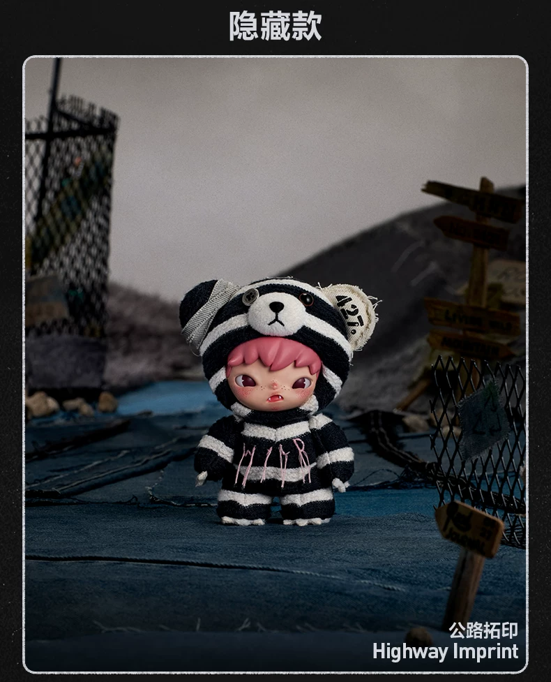 Popmart Hirono Road Log Plush Doll Pendant Blind Box Gift - Image 4
