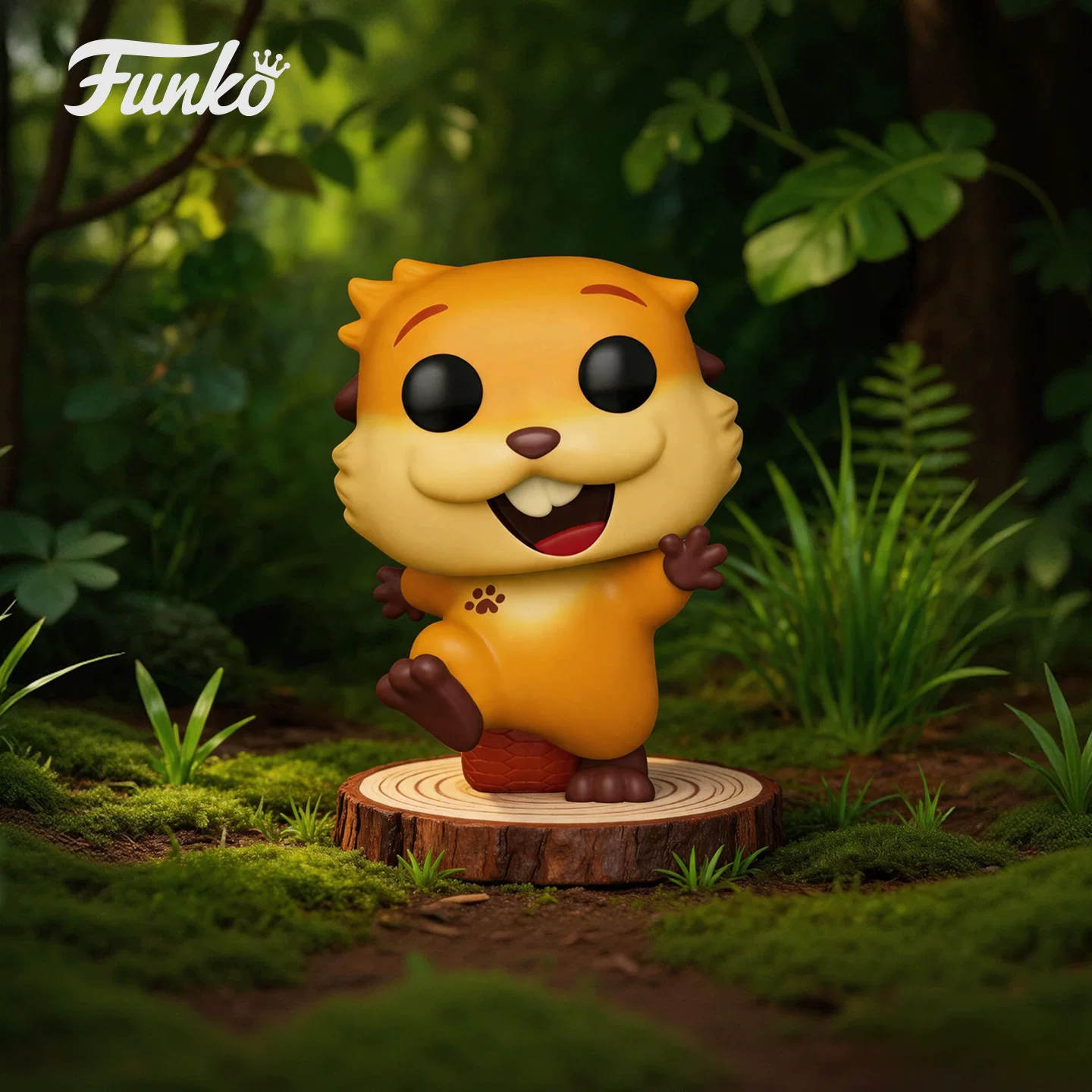 Funko Pop Pixar Collaboration Beaver Transformation Plan Animation Meowboi Merchandise Figurine Decoration Doll Gift - Image 2