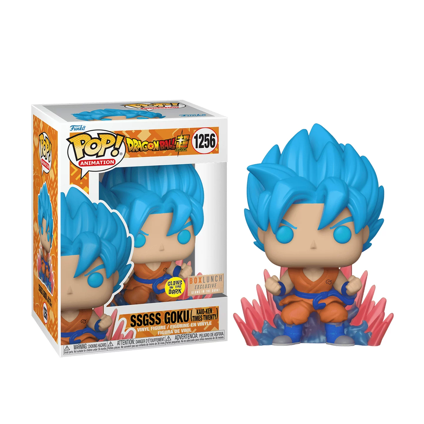 Funko Pop Japanese Anime Dragon Ball Super Saiyan Blue Goku Peripheral Figure Luminous Ornament Doll Gift - Image 4