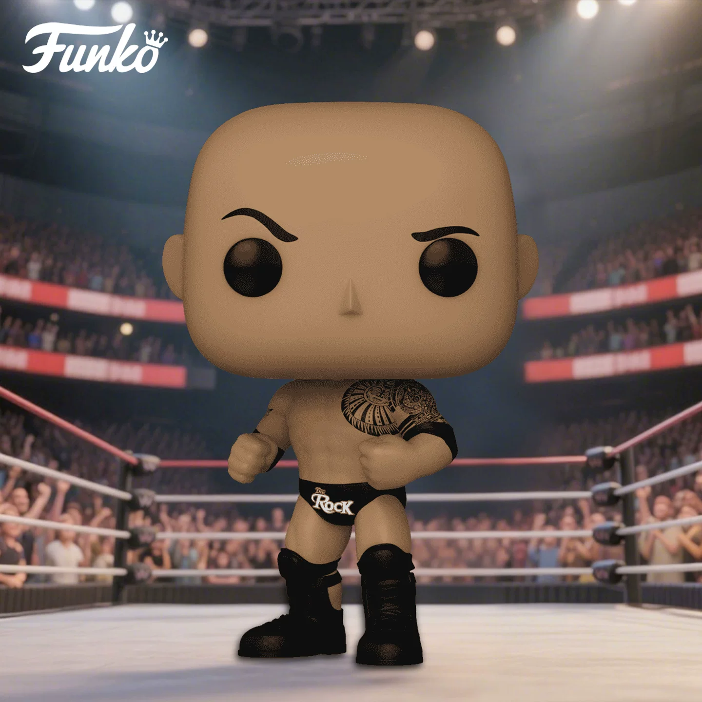 Funko Pop Legendary Wrestling Superstar the Rock Johnson Wwe Merchandise Figurine Trendy Toy Decoration Gift - Image 2