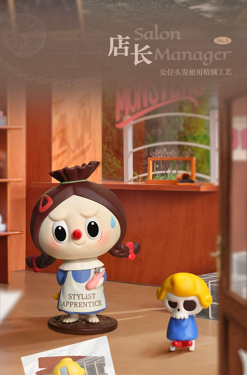 Popmart the Monsters Retro Barber Shop Figure Blind Box Labubu - Image 4