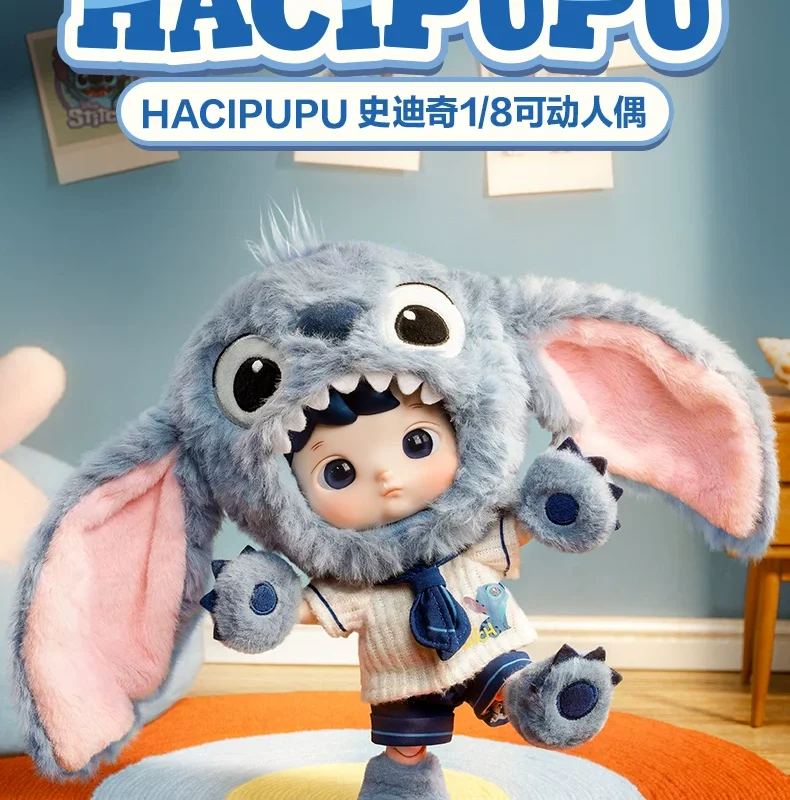 Popmart Hacipupu Stitch 1/8 Action Figure Toy Gift Ornament