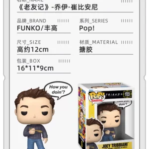 Funko American Tv Series Friends Joey Rachel Ross Chandler Bing Merchandise Figurines Ornaments Dolls Gifts