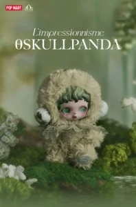Popmart Θskullpanda Light Weaving Garden Plush Doll Pendant Blind Box Gift