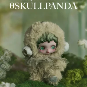 Popmart Θskullpanda Light Weaving Garden Plush Doll Pendant Blind Box Gift