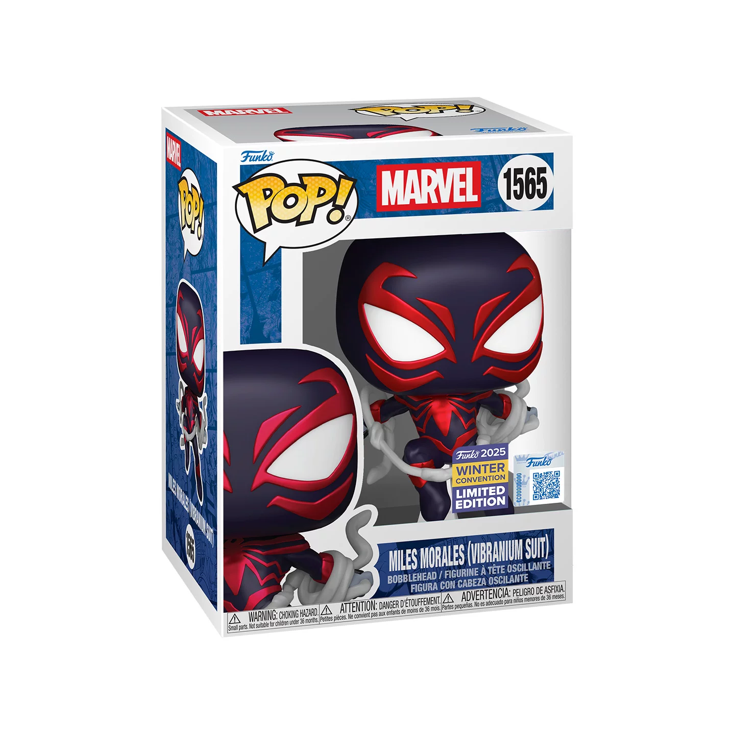 Funko Pop Marvel Spider-Man Miles Morales Exhibition Limited Edition Figure Doll Gift - Image 7