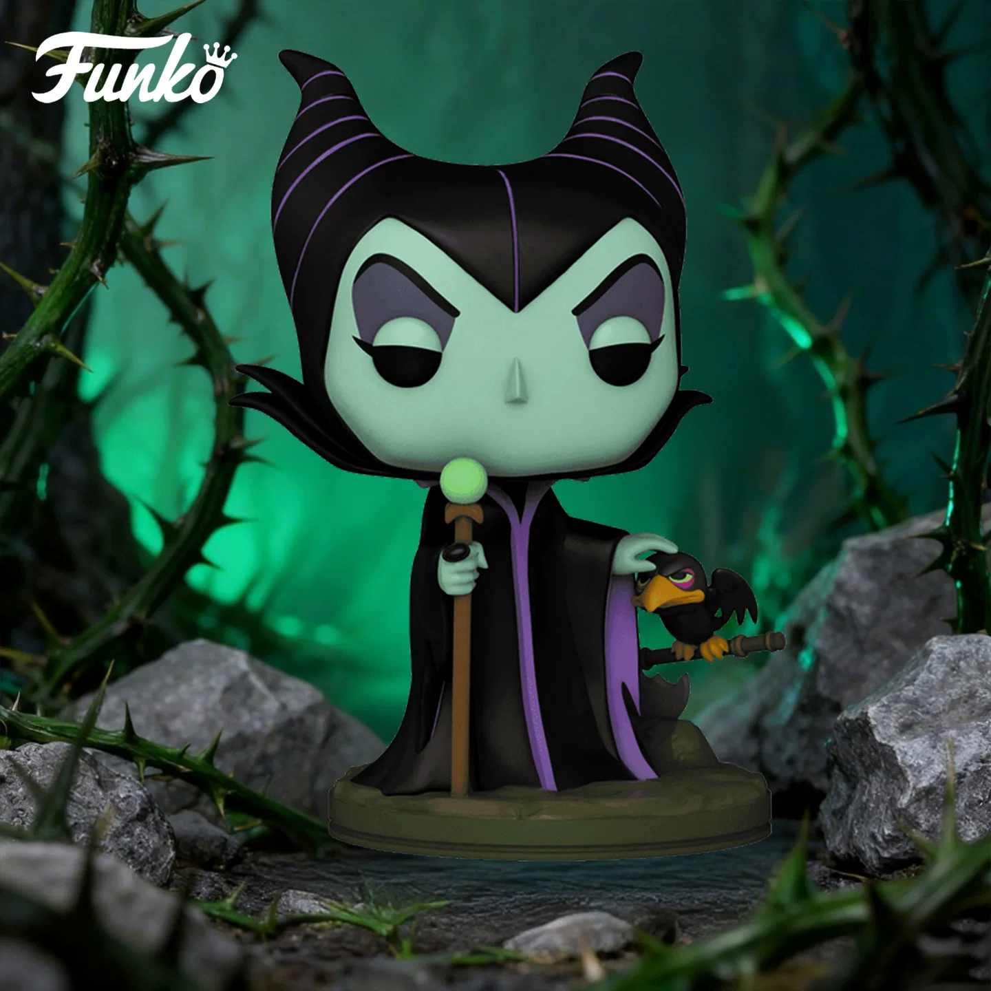 Funko Pop Disney Sleeping Beauty Maleficent Peripheral Figure Q Version Trendy Toy Ornament Doll Gift - Image 4