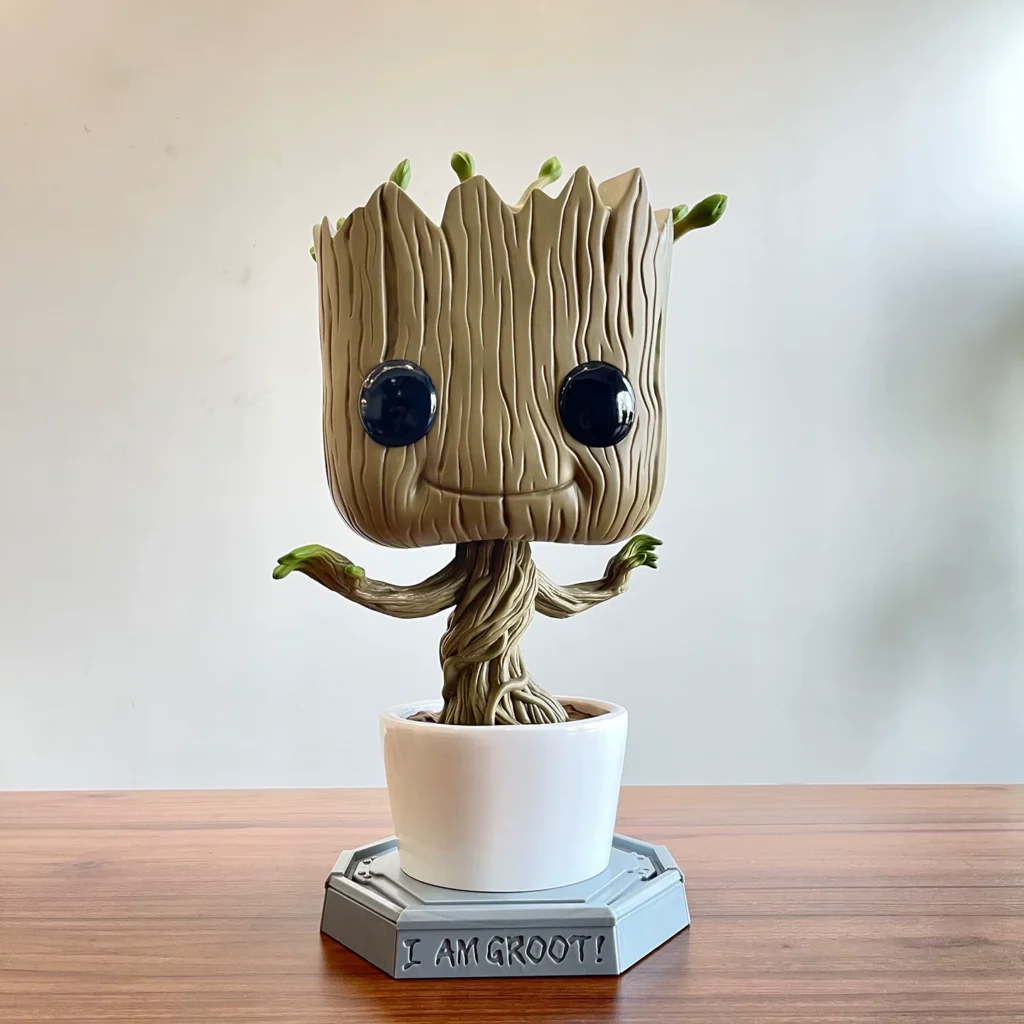 Funko Large Pop Marvel Guardians of the Galaxy Groot Peripheral Figurine Potted Plant Ornament Doll Gift