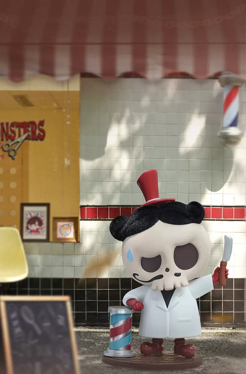 Popmart the Monsters Retro Barber Shop Figure Blind Box Labubu - Image 3
