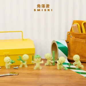 Corner Jun SMISKI Construction Team Series Blind Box Cute Luminous Center Console Elf Car Accessories Ornament Gift