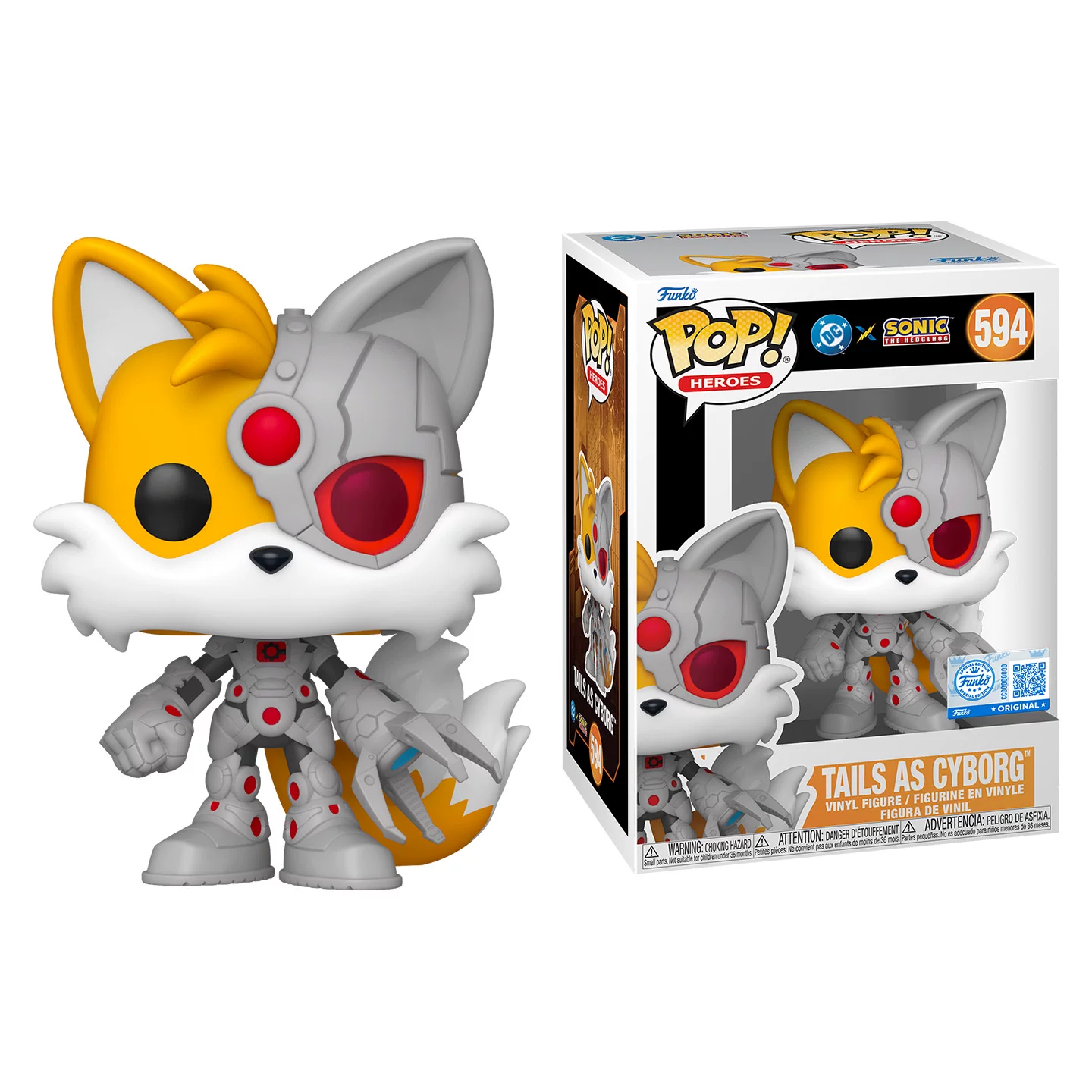 Funko Sonic the Hedgehog Dc Justice League Co-Branded Limited Edition Tails Merchandise Figurine Ornament Doll Gift - Image 5