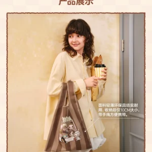 Popmart Bubble Mart Bubble Cute Coffee Factory Series Portable Handbag Peripheral Bag
