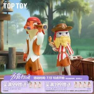 TOPTOY Disney Zootopia Judy Nick Pretender Figure Blind Box Gift Girls Ornament